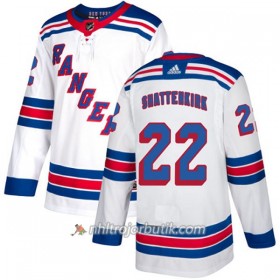 Dame Ishockey New York Rangers Tröja Kevin Shattenkirk 22 Adidas 2017-2018 Vit Authentic